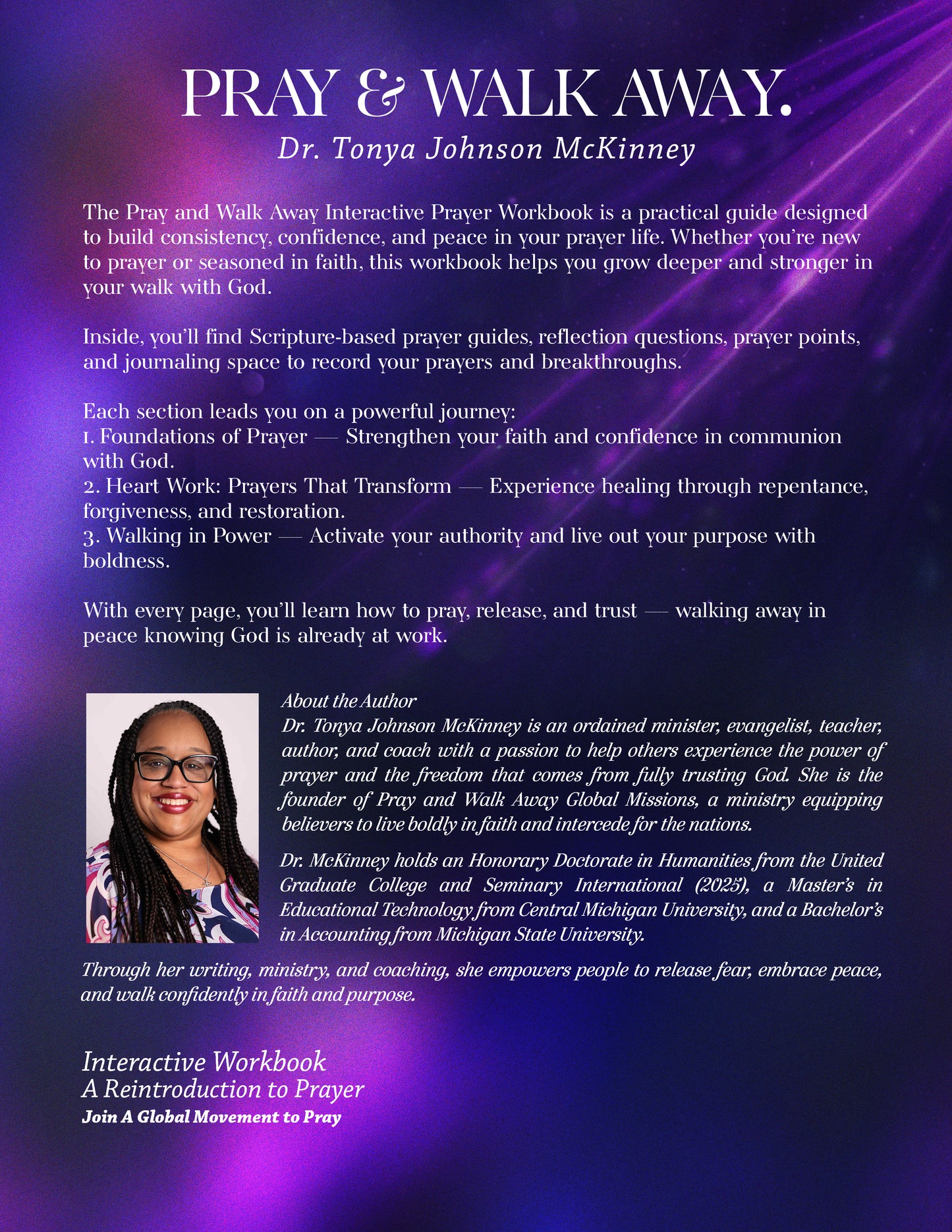 Pray and Walk Away Interactive Prayer Workbook